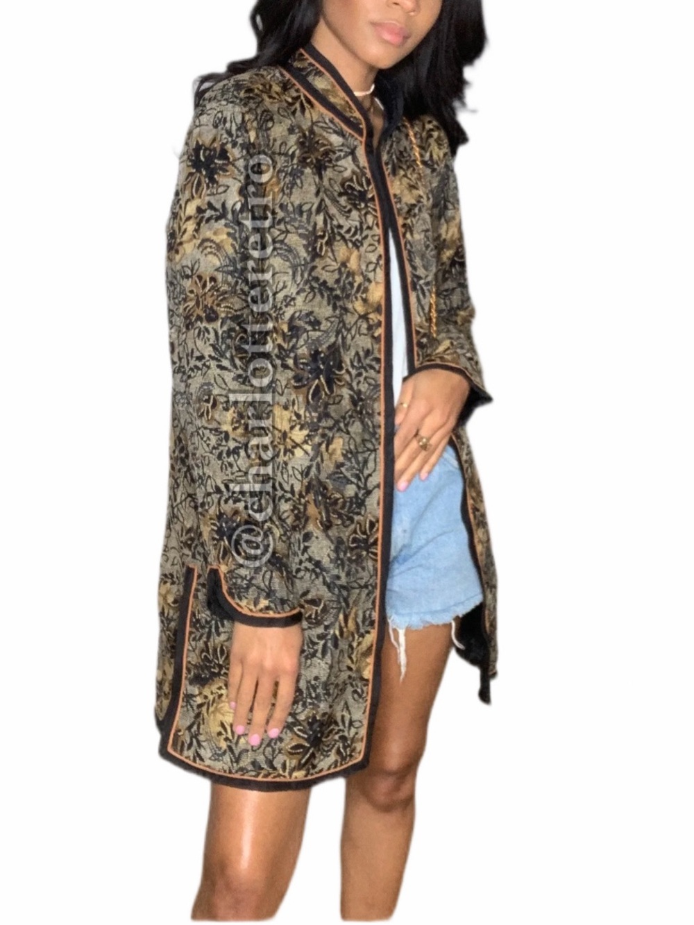 Reversible Tapestry Coat